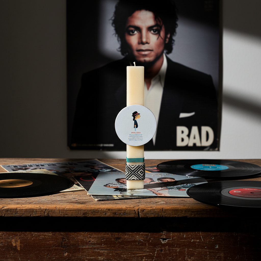 Λαμπάδα χειροποίητη "Michael"-LAFOTOU-IDEE | Home & Living Concept Store
