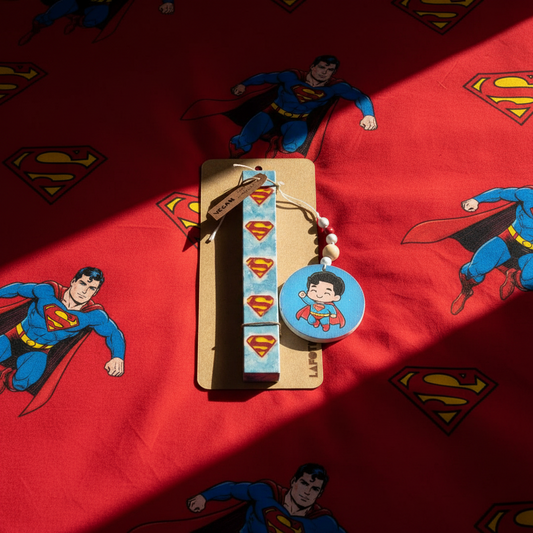 Λαμπάδα χειροποίητη "Superman"