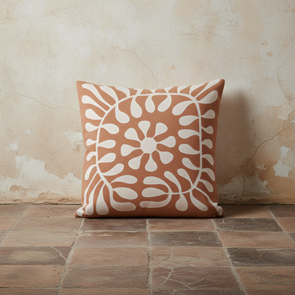 Διακοσμητικό μαξιλάρι με boho print διαθέσιμο σε τρία σχέδια