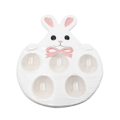 Πασχαλινός δίσκος λαγός για αυγά