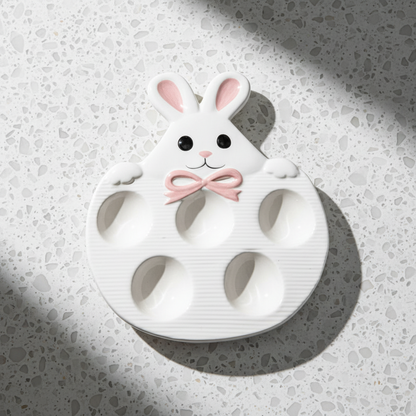 Πασχαλινός δίσκος λαγός για αυγά