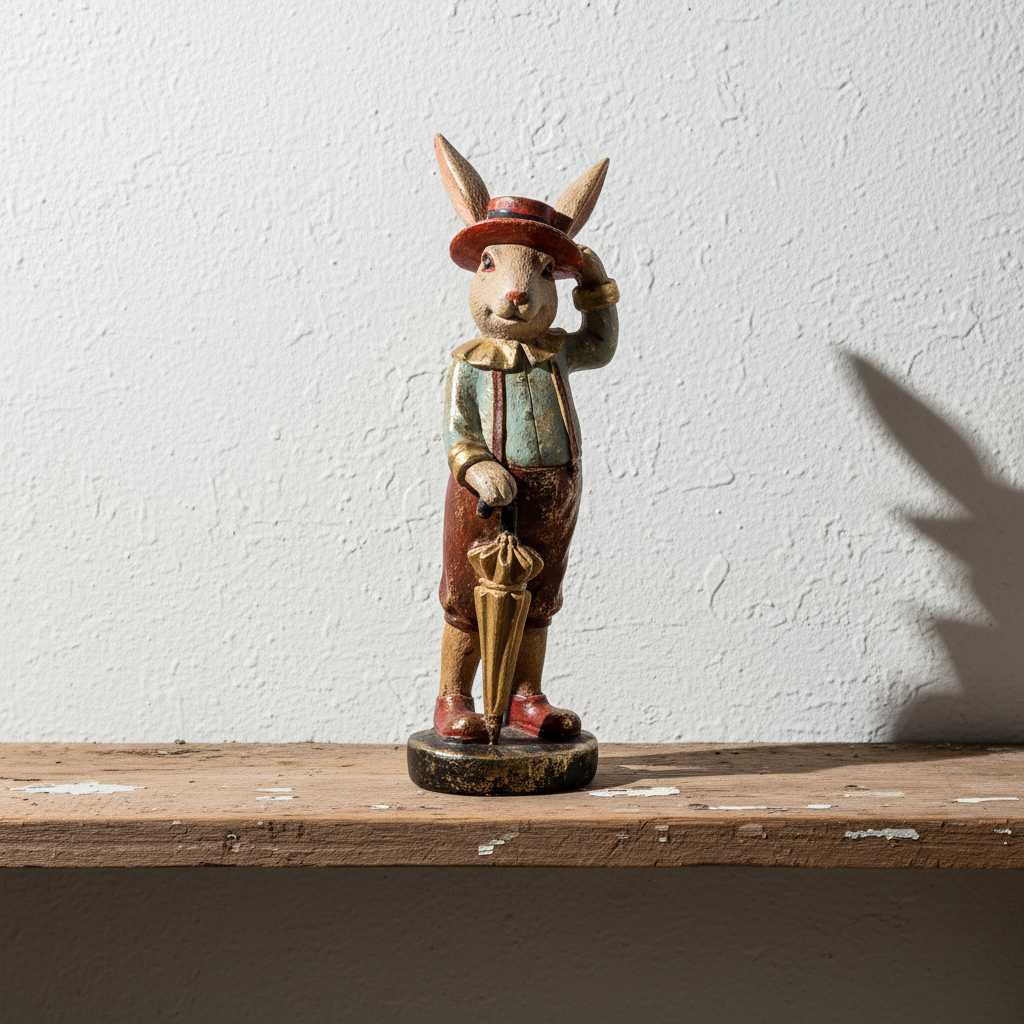 Πασχαλινός λαγός με ομπρέλα