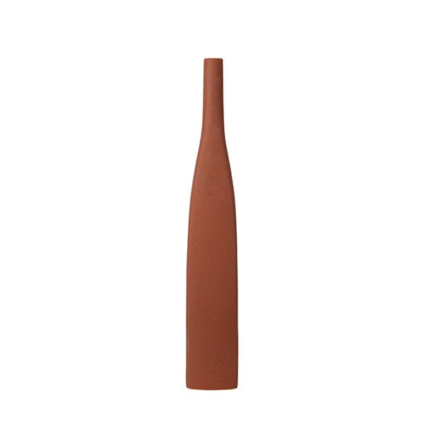 Terracotta πορσελάνινο βάζο για organic modern χώρο