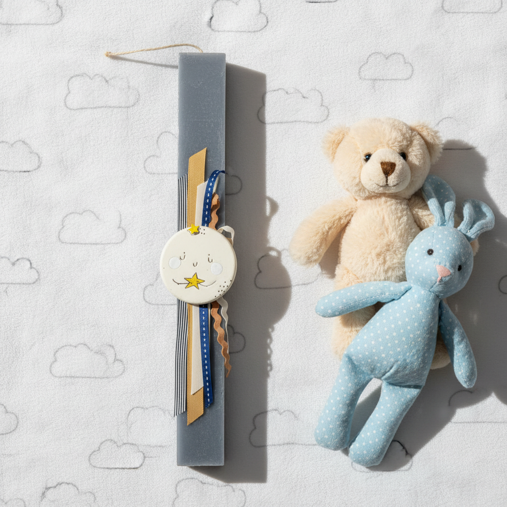 Λαμπάδα χειροποίητη "Ρούλης"-LAFOTOU-IDEE | Home & Living Concept Store