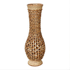Επιδαπέδιο Βάζο Rattan “Gucre” για διακοσμητική σύνθεση
