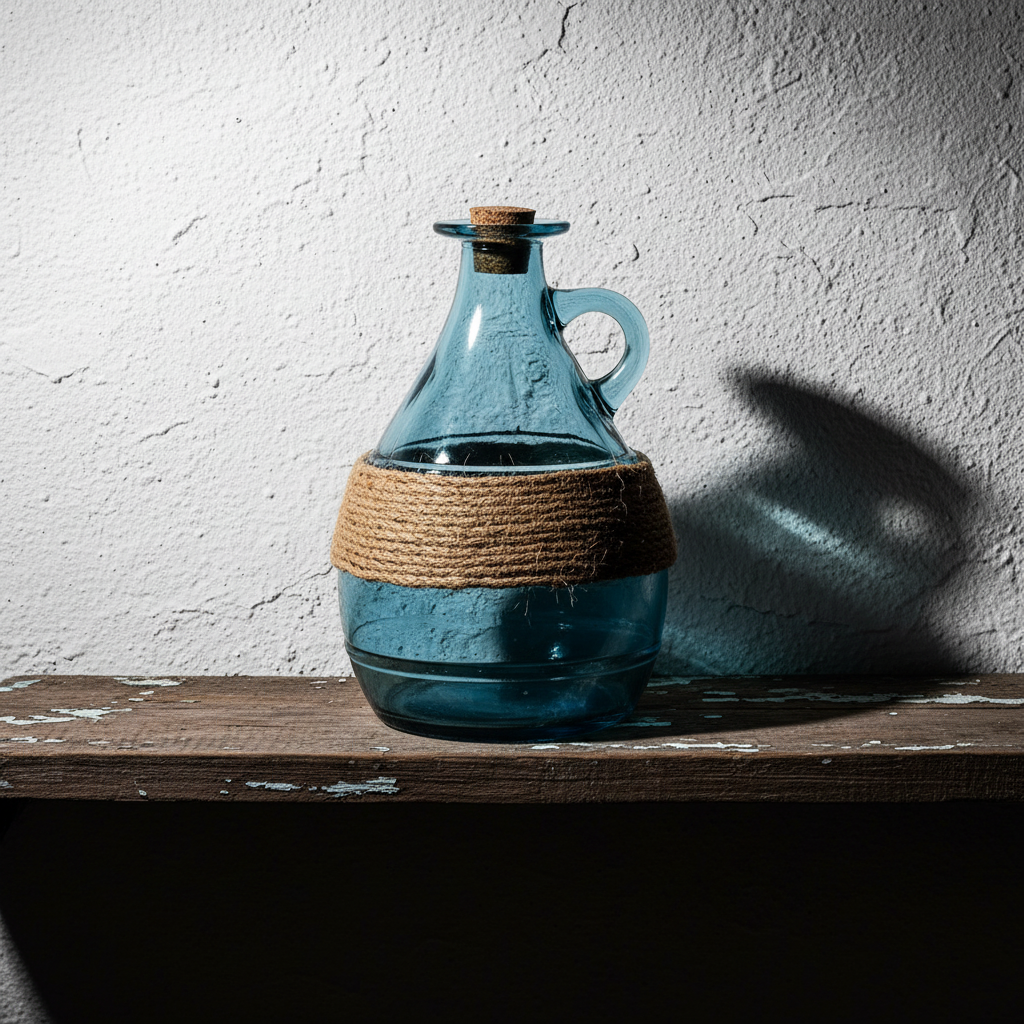 Διακοσμητικό μπουκάλι με σχοινί-INART-IDEE | Home & Living Concept Store