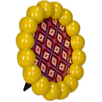 Κορνίζα “Beads” σε Κίτρινο Τόνο για φωτογραφία και shelf styling