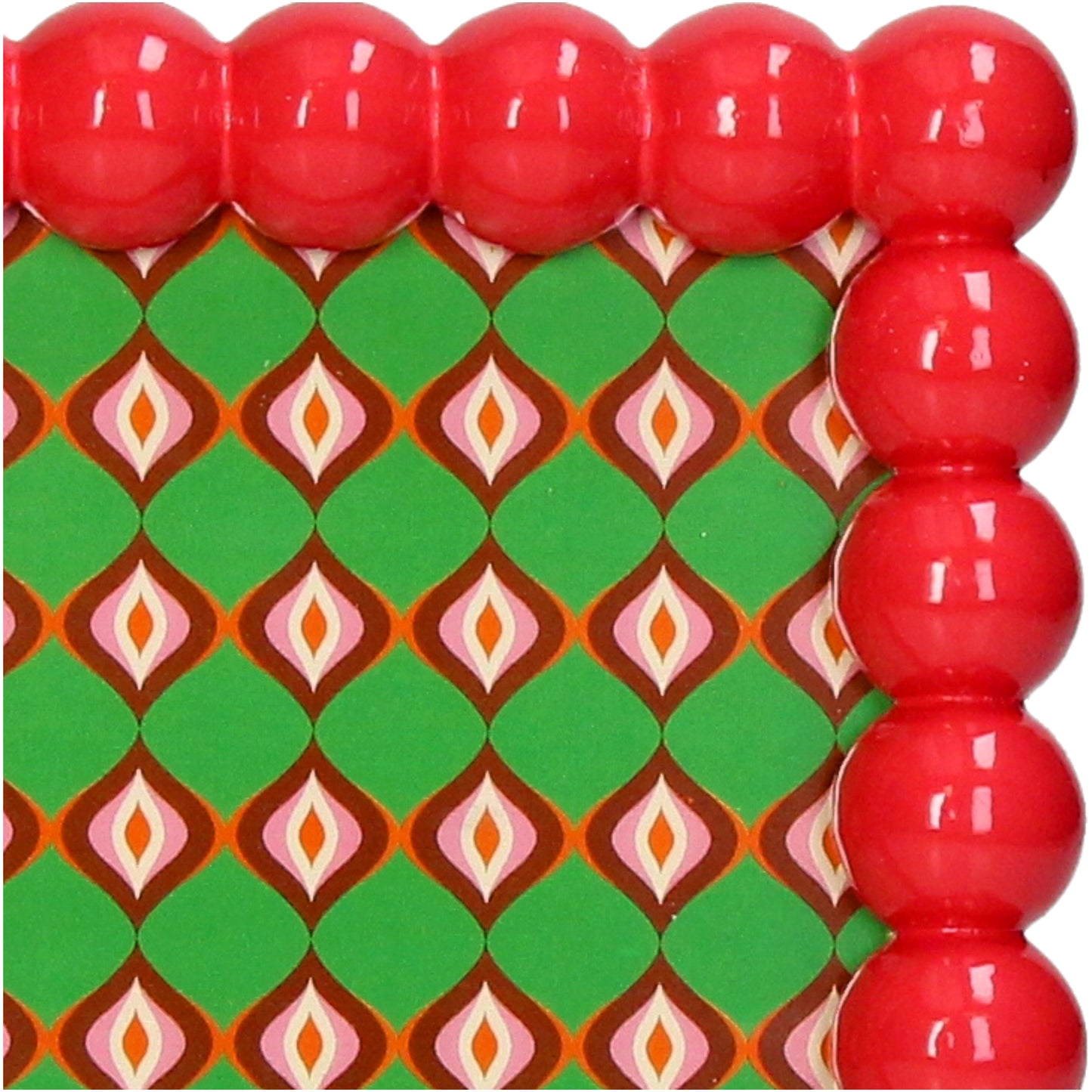 Κορνίζα Beads ροζ