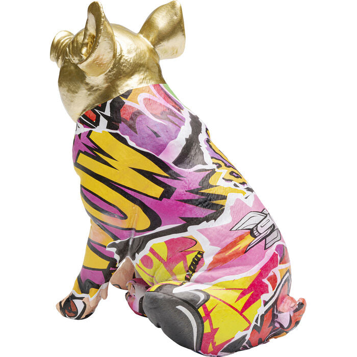 Επιτραπέζιο Διακοσμητικό “Graffiti Pig” με playful pop art αισθητική
