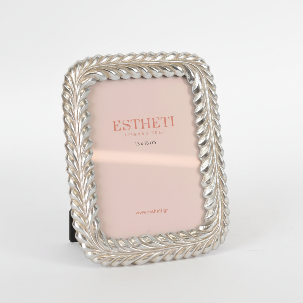 Κορνίζα ασημί-ESTHETI-IDEE | Home & Living Concept Store