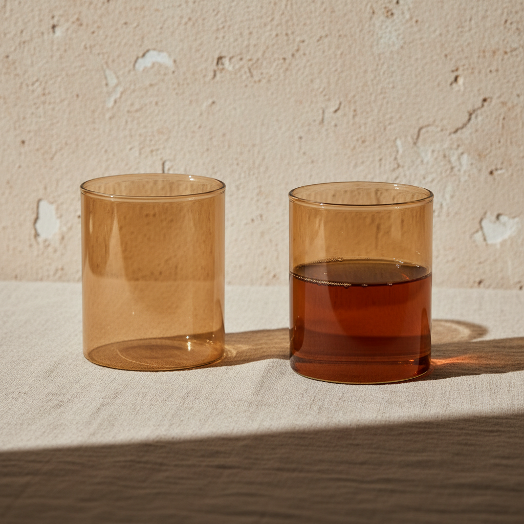 Σετ χαμηλά ποτήρια Romane για aperitivo και earthy table styling