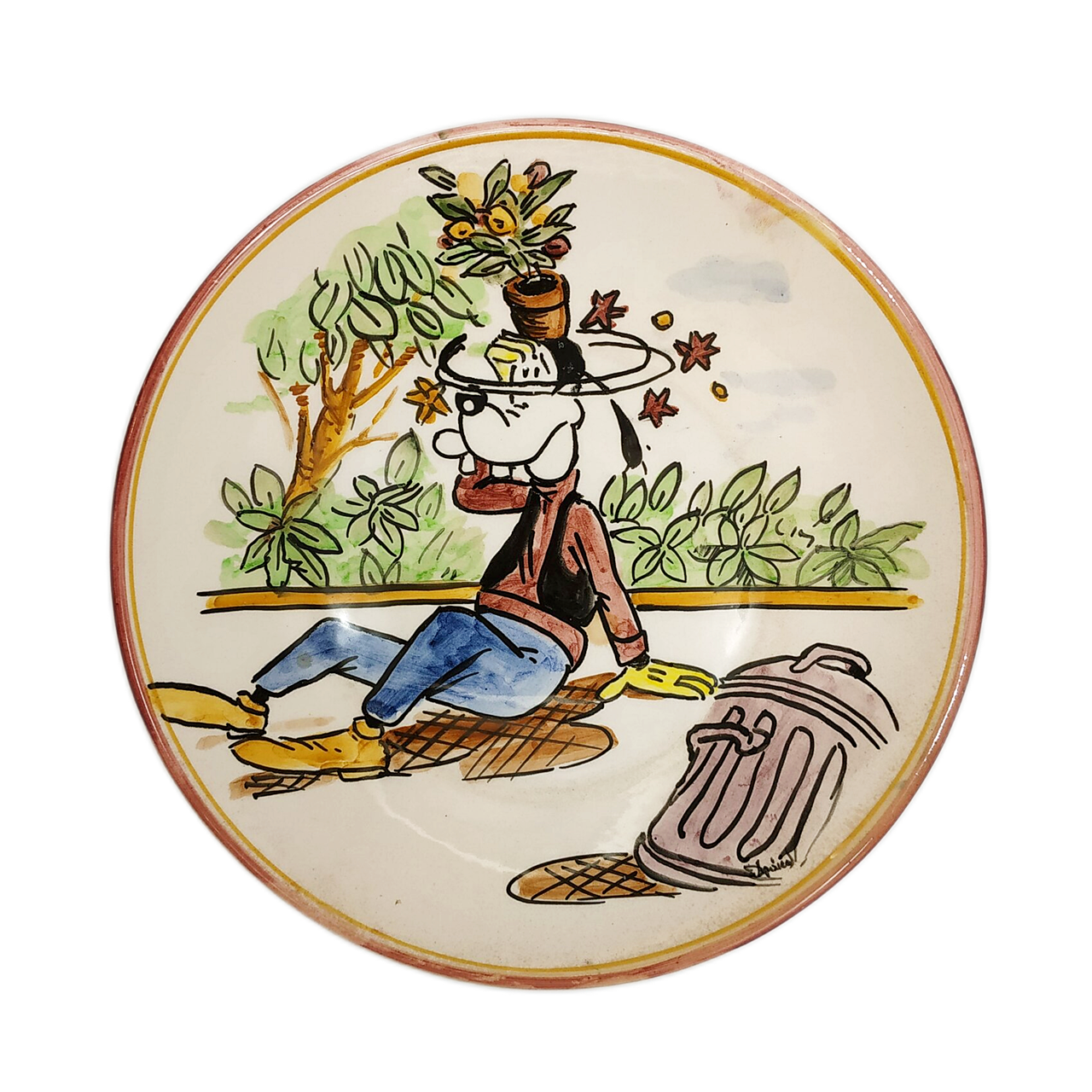 Πιάτο κεραμικό χειροποίητο Disney-IDEE ANTIQUES-IDEE | Home & Living Concept Store