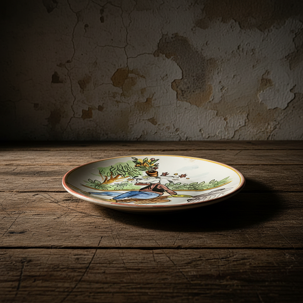 Πιάτο κεραμικό χειροποίητο Disney-IDEE ANTIQUES-IDEE | Home & Living Concept Store