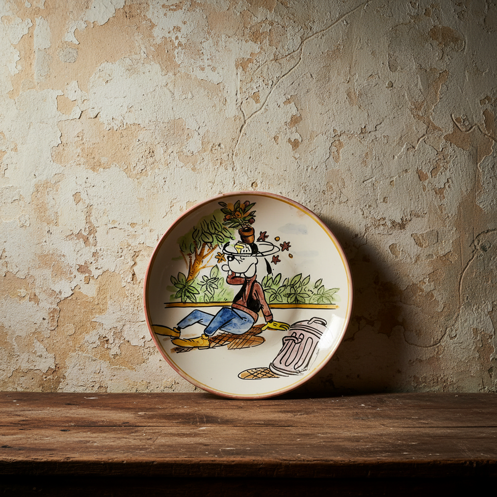 Πιάτο κεραμικό χειροποίητο Disney-IDEE ANTIQUES-IDEE | Home & Living Concept Store