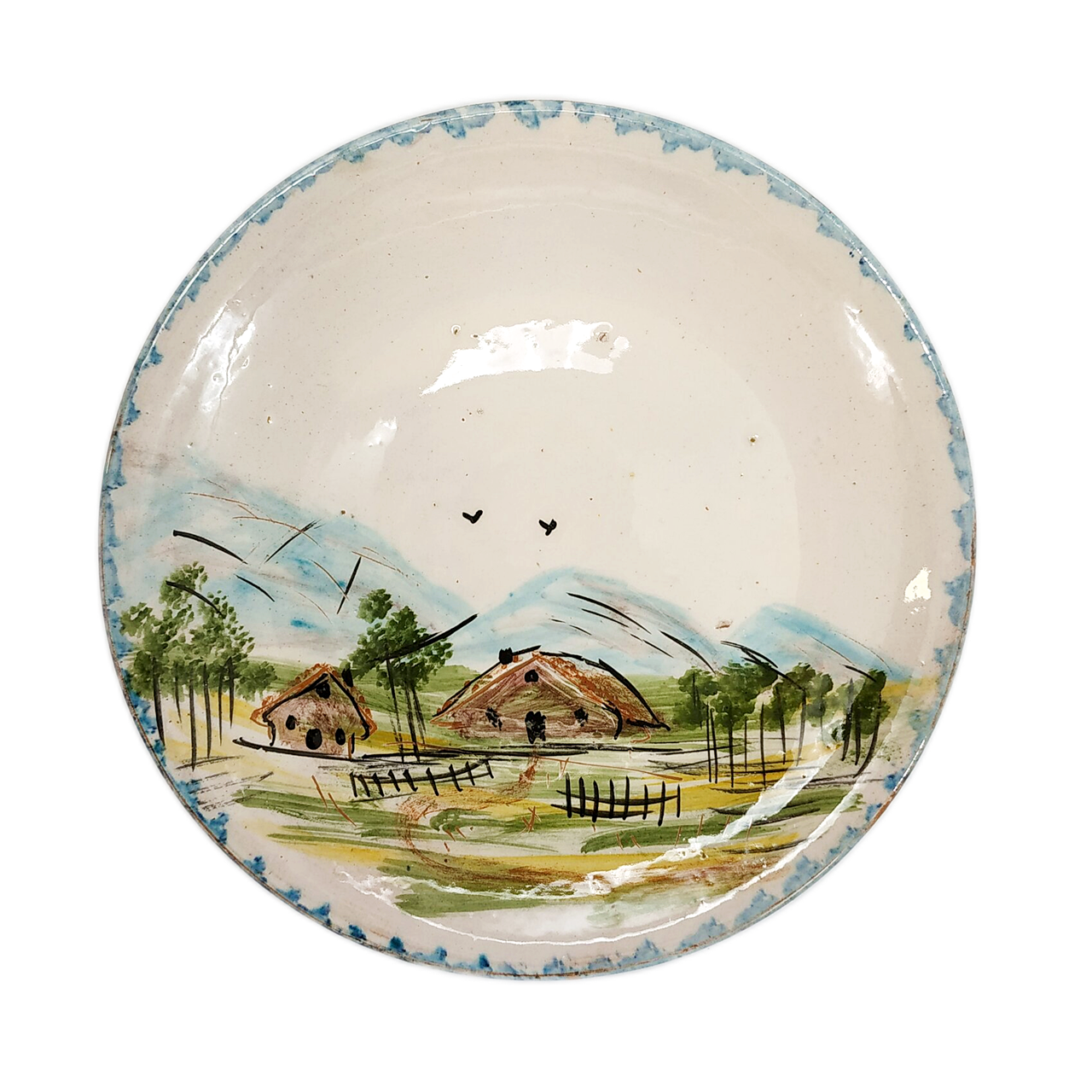 Πιάτο κεραμικό χειροποίητο-IDEE ANTIQUES-IDEE | Home & Living Concept Store