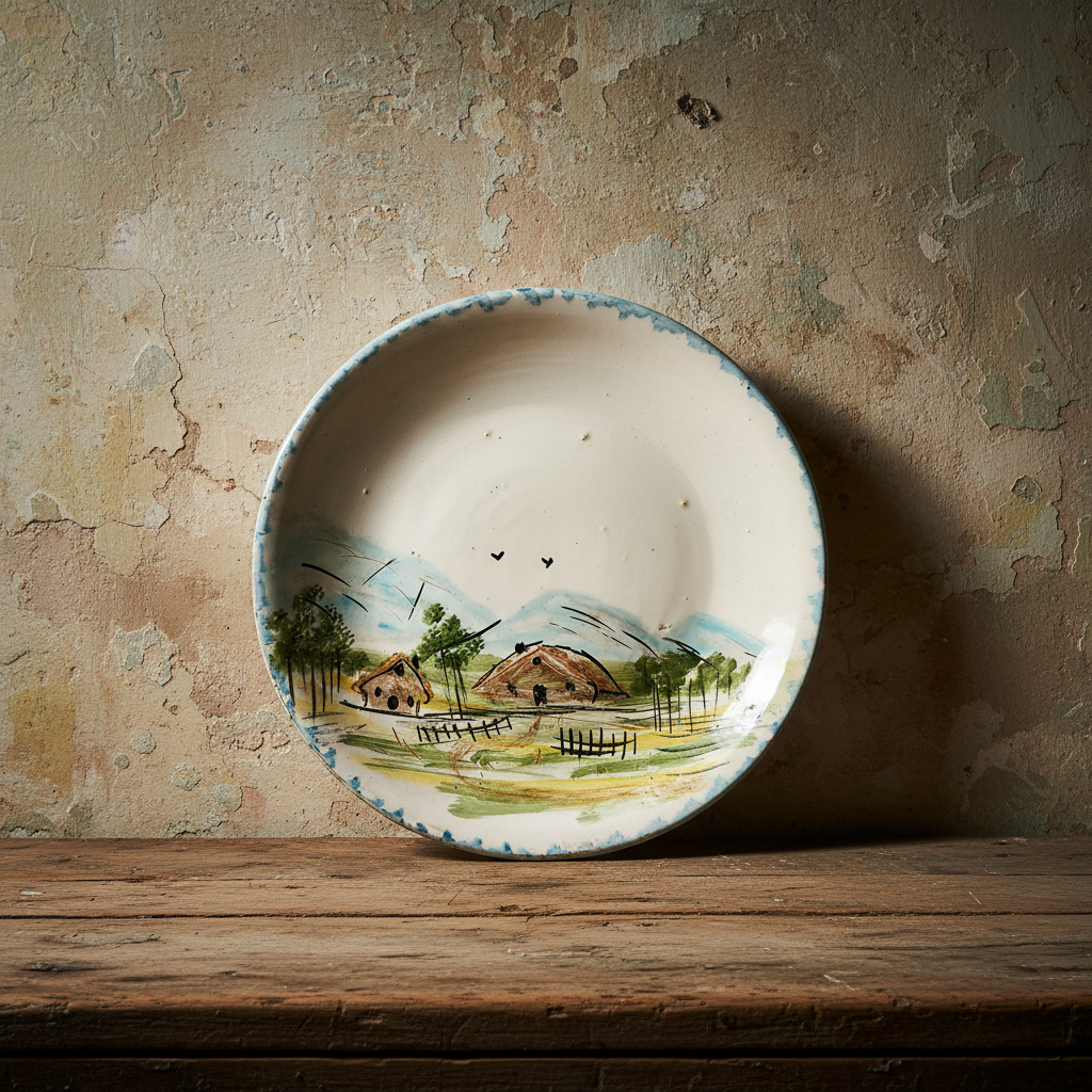 Πιάτο κεραμικό χειροποίητο-IDEE ANTIQUES-IDEE | Home & Living Concept Store