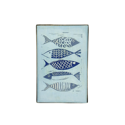 Κουτί ξύλινο "Ψάρια"