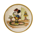 Χειροποίητο Κεραμικό Πιάτο Disney Χατζηγιάννης 1024 - vintage διακοσμητικό αντικείμενο IDEE