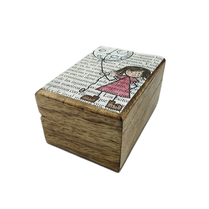 Κουτί ξύλινο "Κορίτσι"