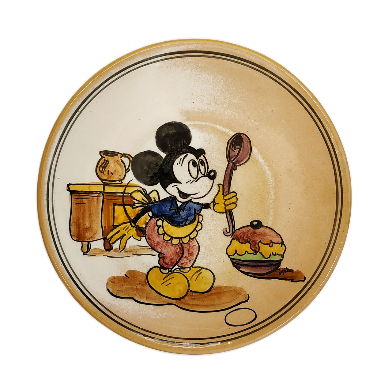Πιάτο κεραμικό χειροποίητο Disney-IDEE ANTIQUES-IDEE | Home & Living Concept Store