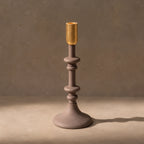 Κηροπήγιο Καφέ-Χρυσό για candle styling