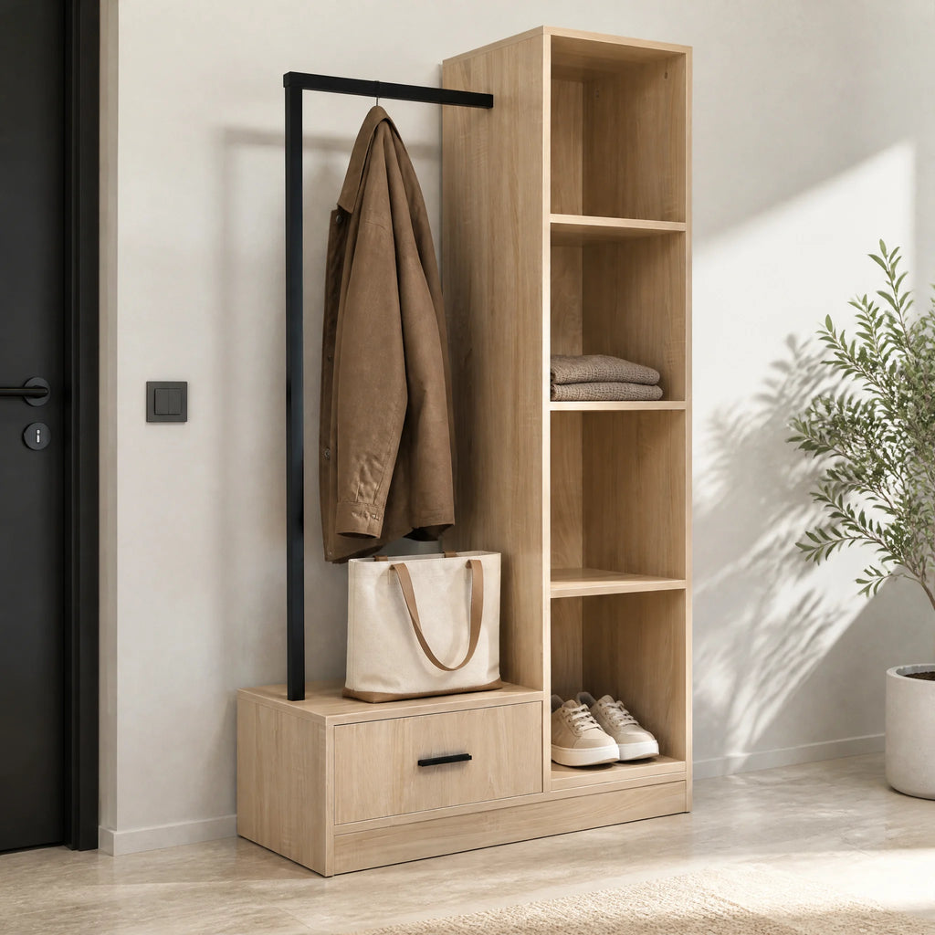 Έπιπλο Εισόδου σε Φυσική Απόχρωση σε curated home styling