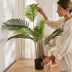 Τεχνητό φυτό Palm Tree για boho chic εσωτερική διακόσμηση - λεπτομέρεια προϊόντος