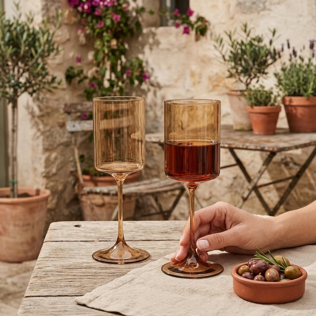 Σετ ποτήρια κρασιού Romane για κομψό dining και hosting - λεπτομέρεια προϊόντος