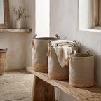 Καλάθια αποθήκευσης Amparao για boho chic οργάνωση χώρου - λεπτομέρεια προϊόντος