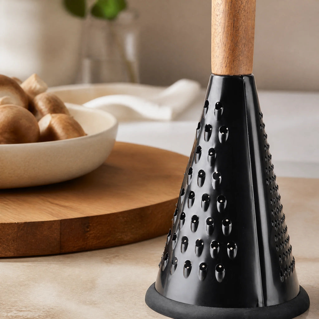 Ανοξείδωτος τρίφτης κουζίνας Modern Kitchen με ξύλινη λαβή