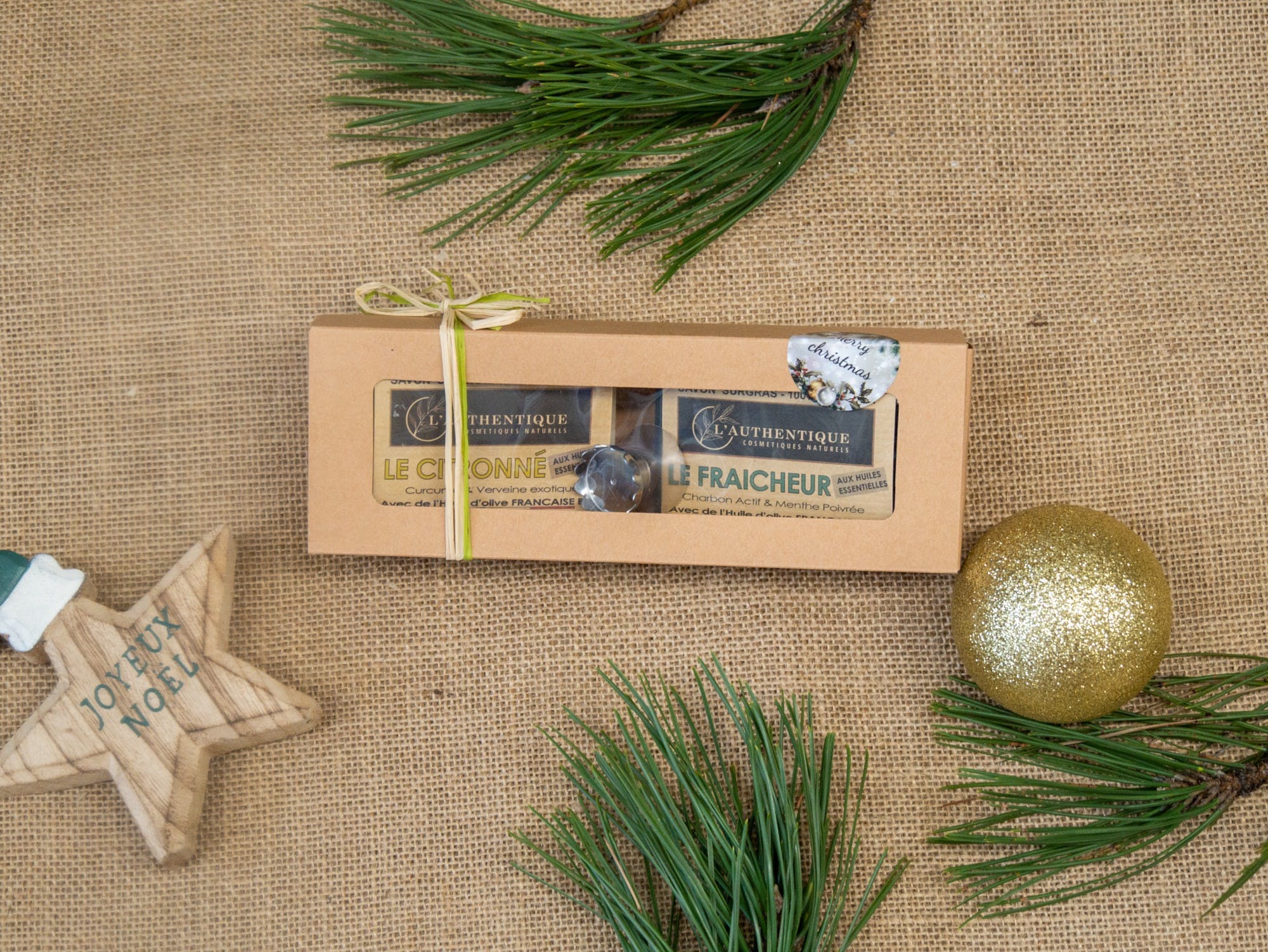 GIFT BOX Αρωματικό (2 σαπούνια & σαπουνοθήκη βεντούζας) για διακόσμηση σπιτιού