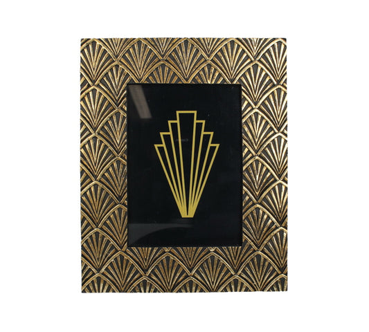 Κορνίζα Art Deco χρυσή