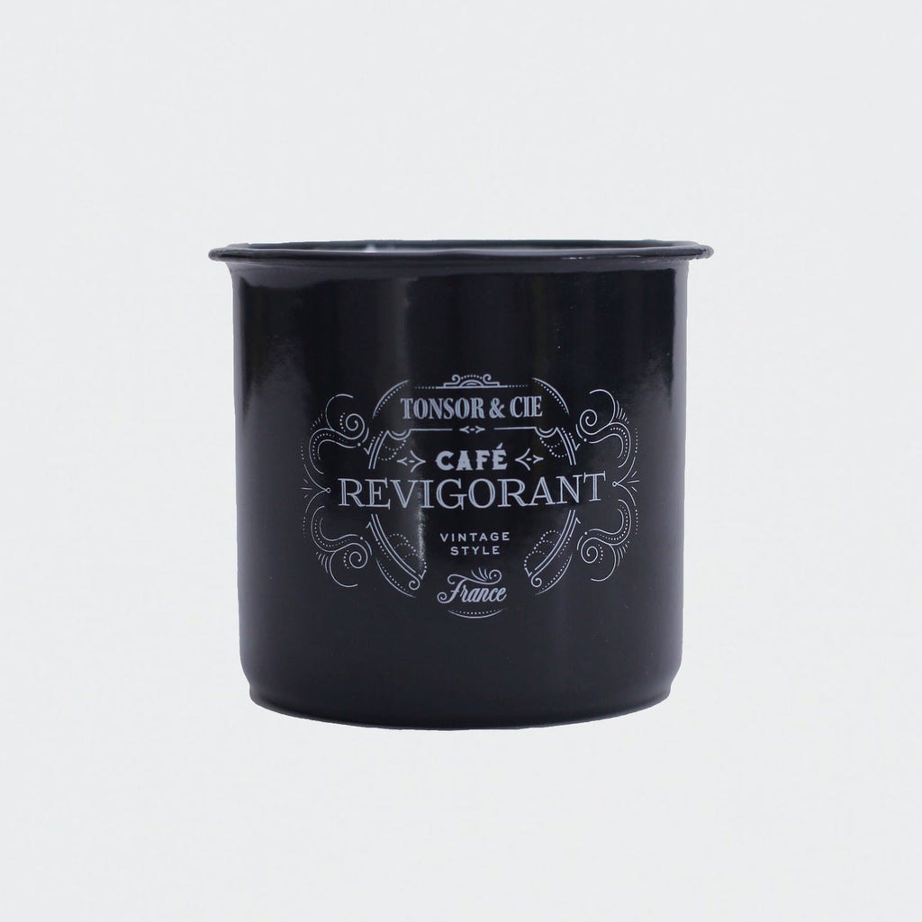Κούπα μεταλλική "Café Revigorant" για διακόσμηση σπιτιού