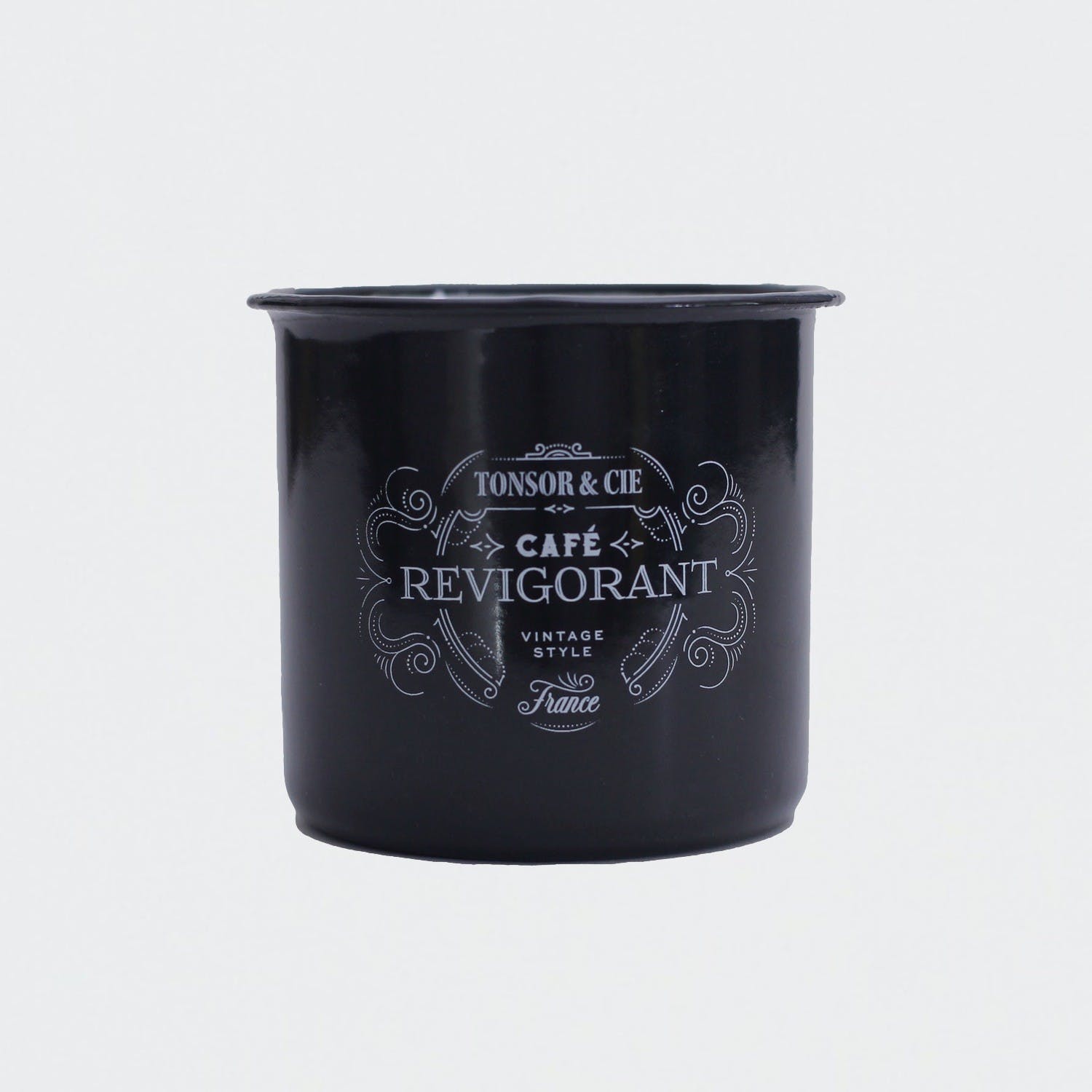 Κούπα μεταλλική "Café Revigorant" για διακόσμηση σπιτιού