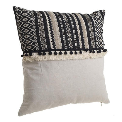 Μαξιλάρι με κρόσσια-INART-IDEE | Home & Living Concept Store