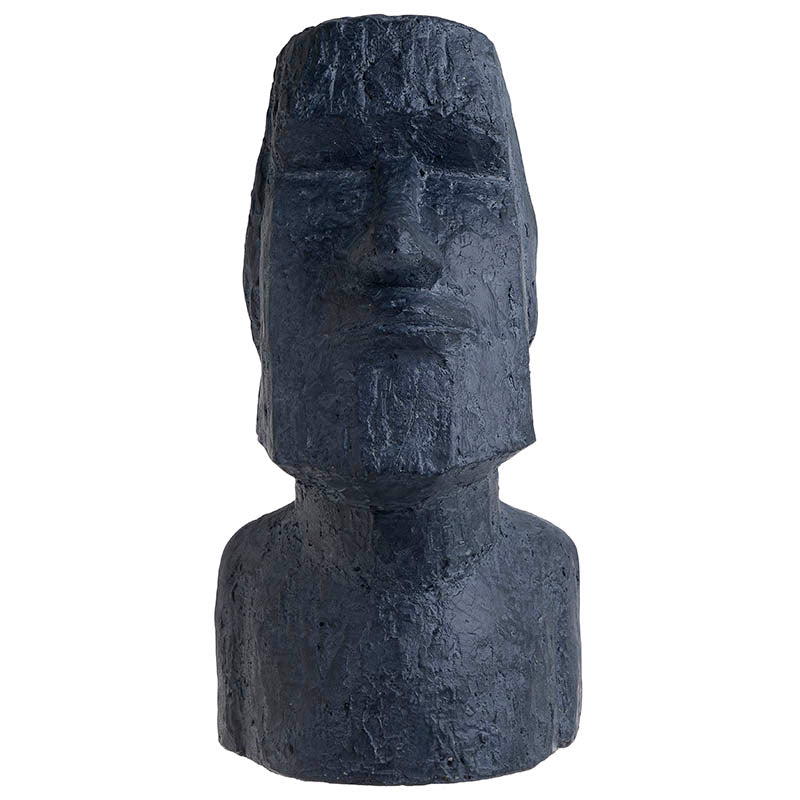 Αγαλματίδιο Moai γκρι σκούρο
