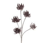 Λουλούδι Allium μώβ/εκρού foam για διακοσμητική σύνθεση σε βάζο
