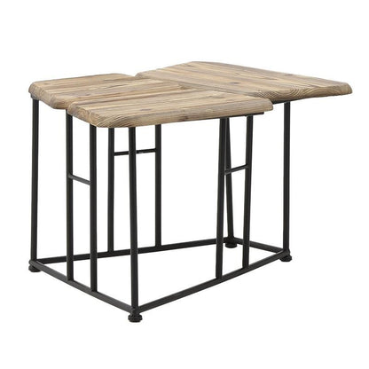 Τραπέζι σαλονιού ξύλινο/μεταλλικό
