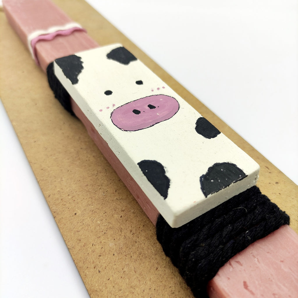 Λαμπάδα χειροποίητη "Mooo"-LAFOTOU-IDEE | Home & Living Concept Store