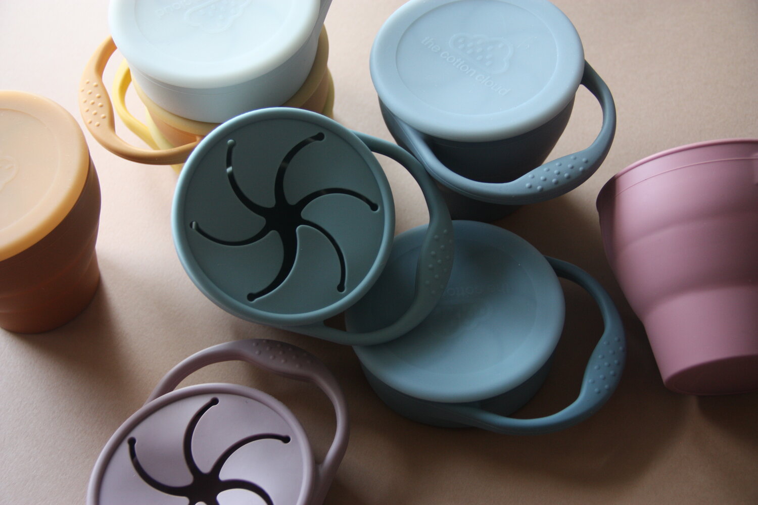 Snack Cup σιλικόνης για βρεφικό ή παιδικό δωμάτιο