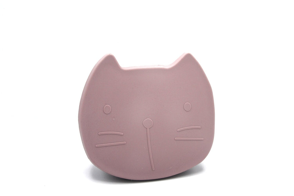 Lunchbox σιλικόνης "Pippa the cat" για βρεφικό ή παιδικό δωμάτιο