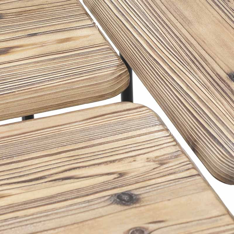 Τραπέζι σαλονιού ξύλινο/μεταλλικό